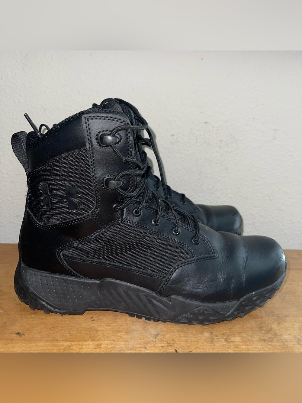 Under Armour Stellar Tactical Women’s Combat Boots Black Lace-Up  Sz 9.5